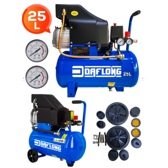 25 Lt Sessi̇z Yağsiz Hava Kompresörü