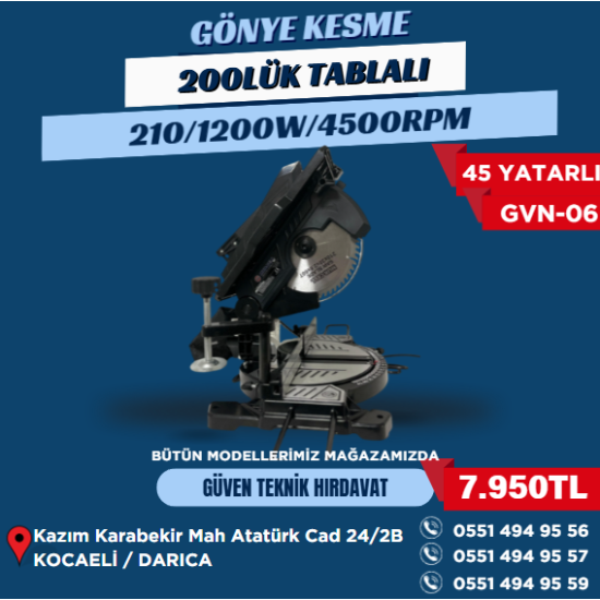ÜSTTEN TABLALI LAZERLİ 200LÜK 45 YATARLI