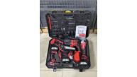 Kimmer Plus 21v Akülü 5'li Set Kırıcı Delici Hilti Taşlama Somun Sıkma Vidalama Budama Kırmızı Renk Kimmer Plus 21v Akülü 5'li Set Kırıcı Delici Hilti Taşlama Somun Sıkma Vidalama Budama Kırmızı Renk